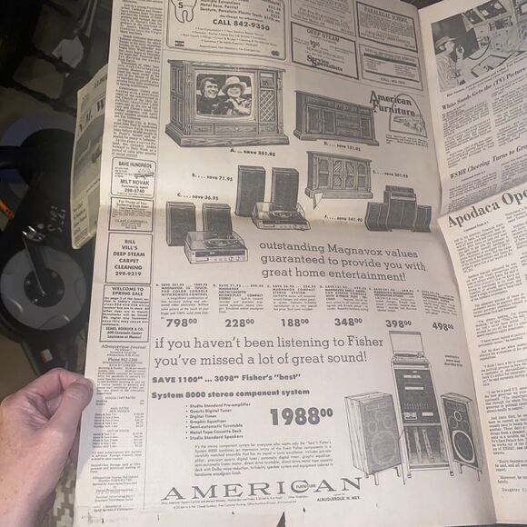 Shuttle Up ‘Like A Champ’ Albuquerque Journal April 13, 1981 Main Section - Picture 6 of 10
